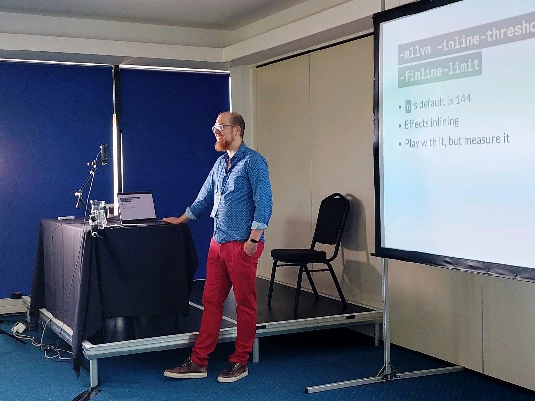 Me at C++ On See - photo by C++ On Sea