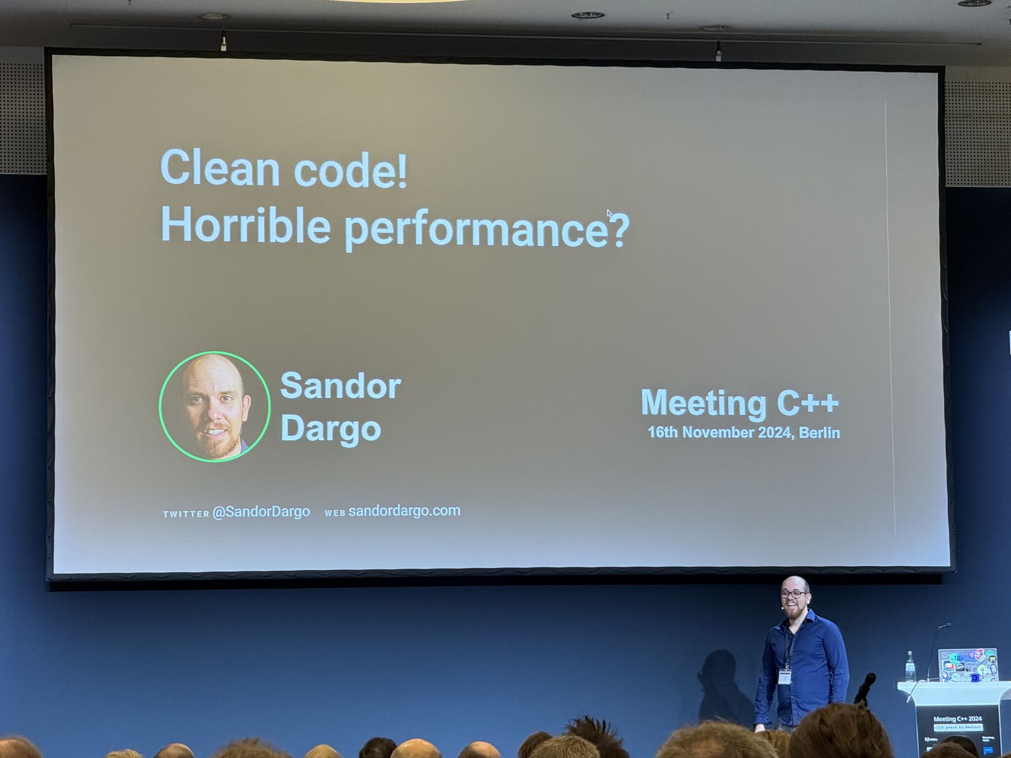 Me at Meeting C++ Me at Meeting C++